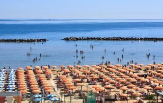 La spiaggia Solaria di Bellaria Igea Marina