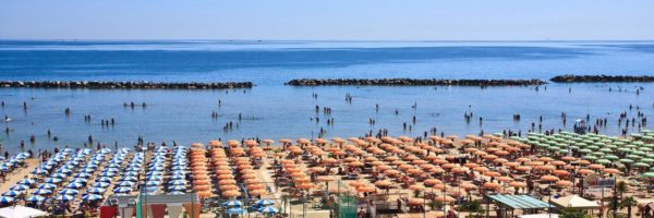 La spiaggia Solaria di Bellaria Igea Marina