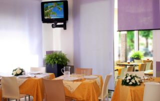 Il ristorante dell'Hotel Villa Rossi